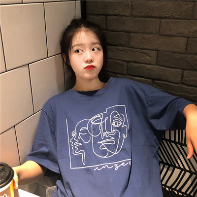 Női széles póló három színben