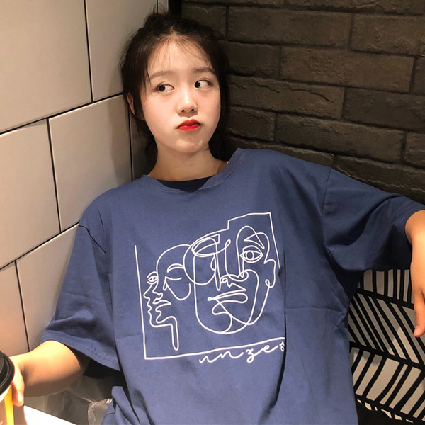 Női széles póló három színben