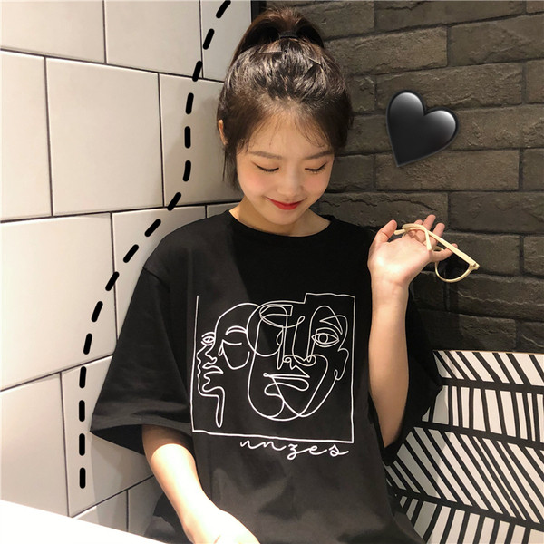 Női széles póló három színben