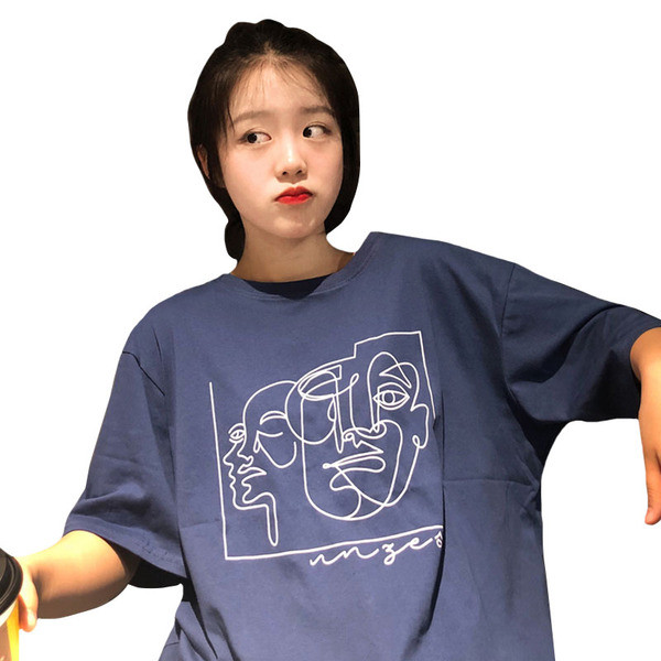 Női széles póló három színben