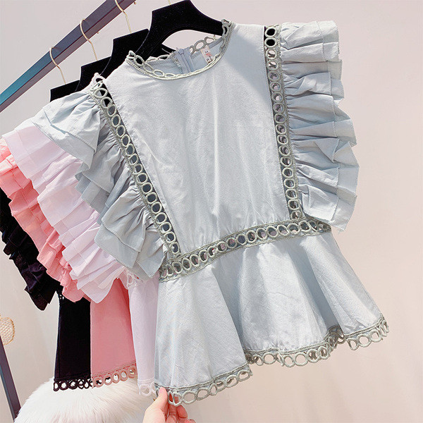 Stílusos női akasztófelső O-nyakkivágással, több színben