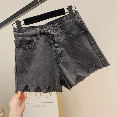 Női farmer rövidnadrág három színben