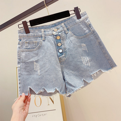 Női farmer rövidnadrág három színben