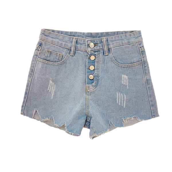 Női farmer rövidnadrág három színben