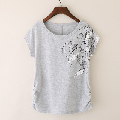 Alkalmi női póló rövid ujjal, négy színben