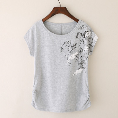 Alkalmi női póló rövid ujjal, négy színben