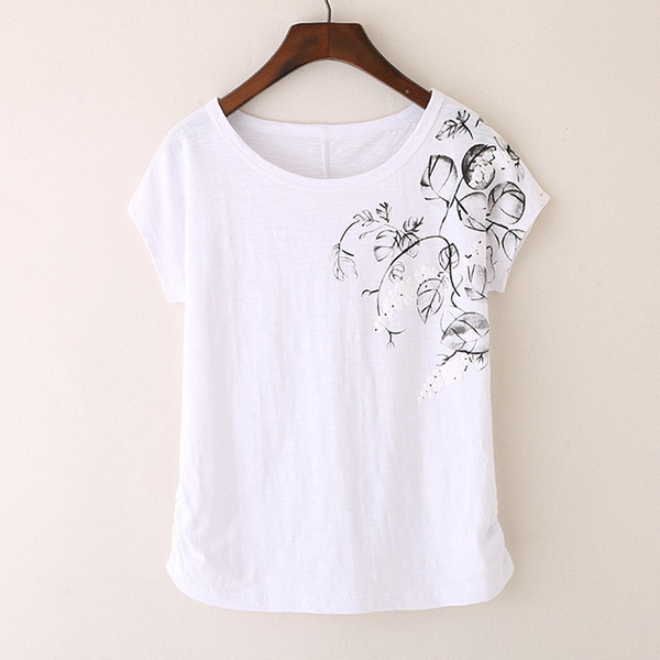 Alkalmi női póló rövid ujjal, négy színben