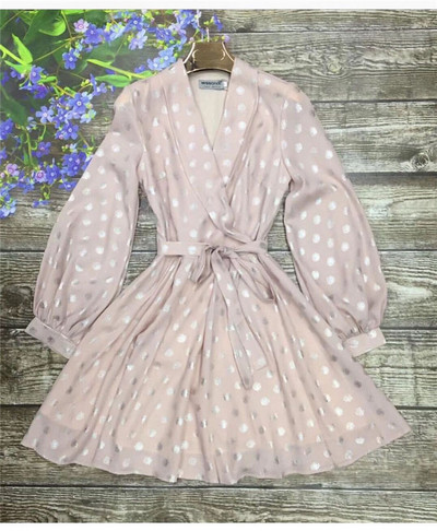 Stílusos női ruha pöttyökkel három színben