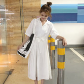 Női nyári ruha, derékban megkötős