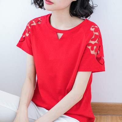 Alkalmi női blúz, rövid ujjú hat színben