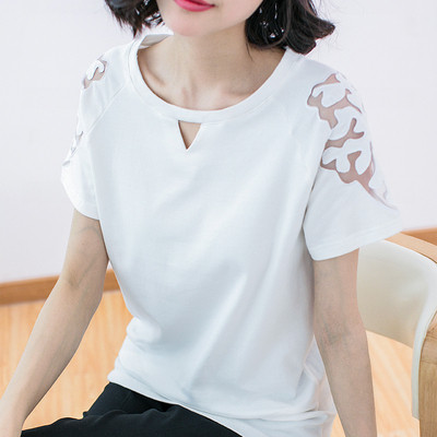 Alkalmi női blúz, rövid ujjú hat színben