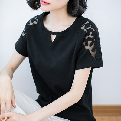 Alkalmi női blúz, rövid ujjú hat színben