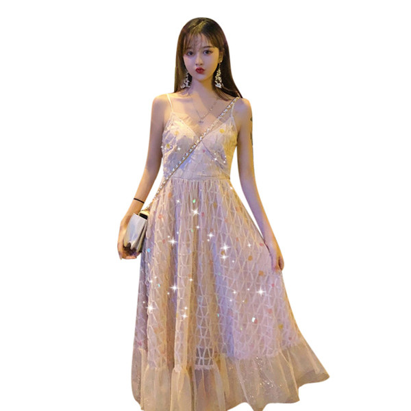 Fényes tüll női ruha