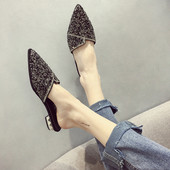 Stílusos női papucs kétféle kivitelben - hegyes modell