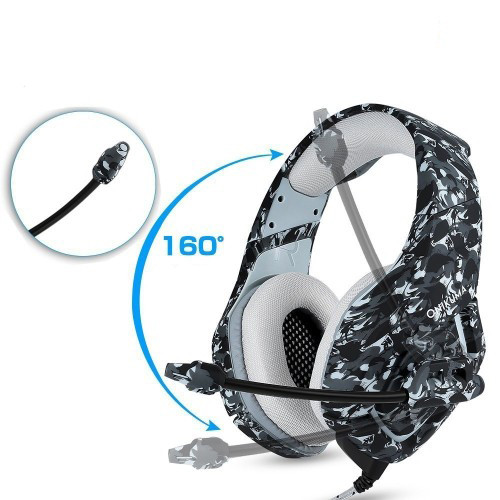 Геймърски слушалки ONIKUMA K1 B с микрофон сиви