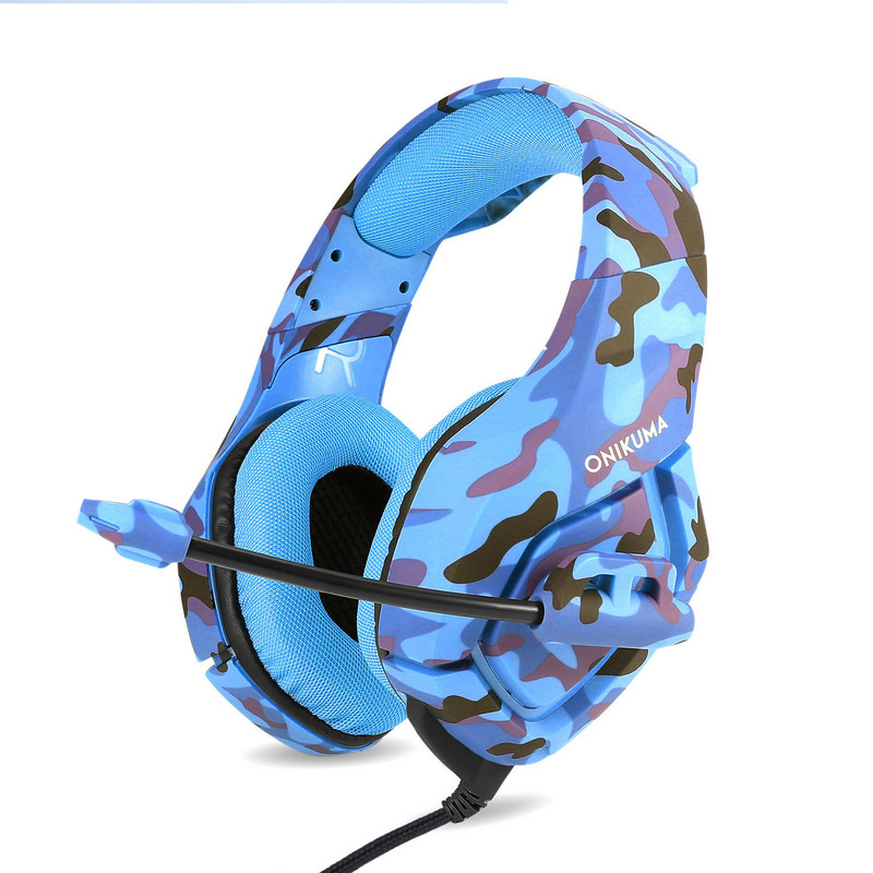 Ακουστικά Gaming Headphone ONIKUMA K1 B με μικρόφωνο - μπλε χρώμα