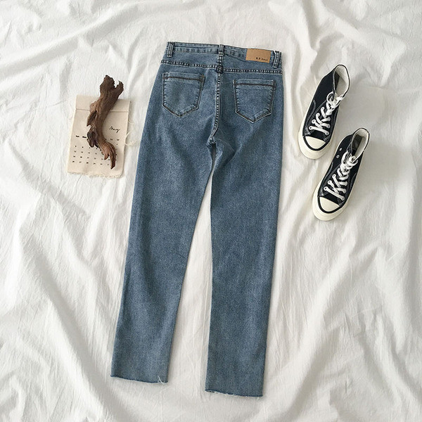 Modern női farmer két színben