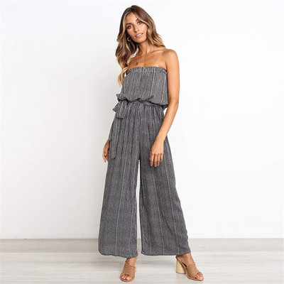 Aktuális női overál fekete és rózsaszín színben