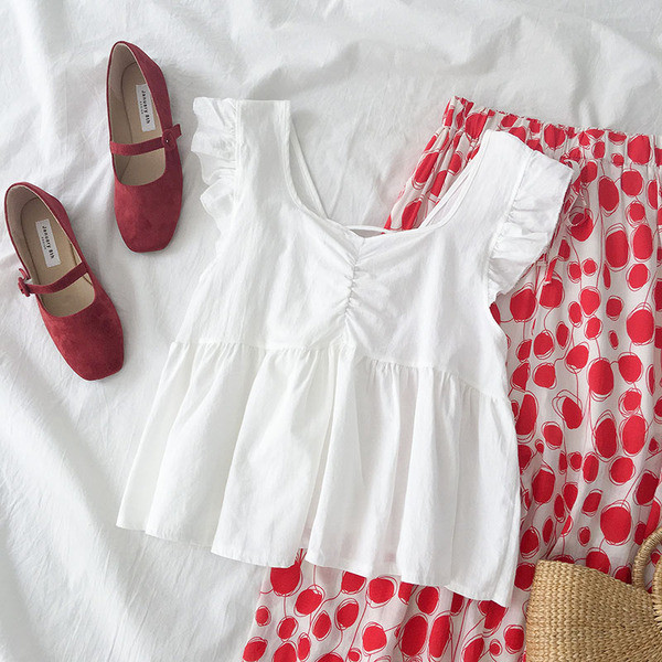 Női felső és széles nadrág szett