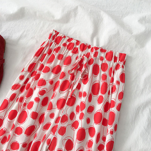 Női felső és széles nadrág szett