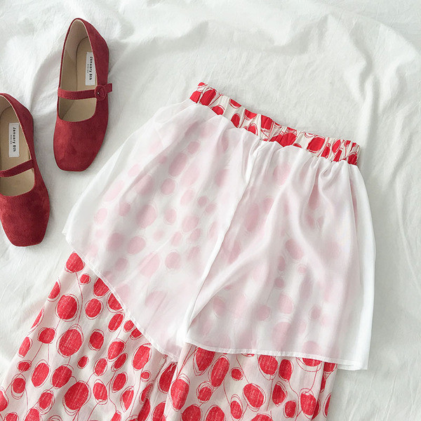 Női felső és széles nadrág szett