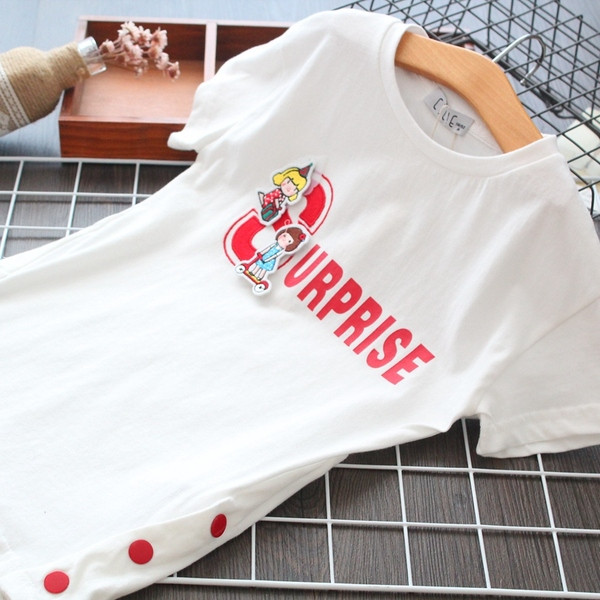 Lezser gyerekruha három színben, mintával lányoknak