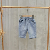 Pantaloni casual pentru copii in albastru pentru baieti