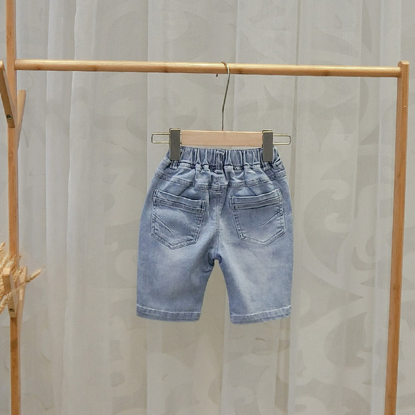 Pantaloni casual pentru copii in albastru pentru baieti