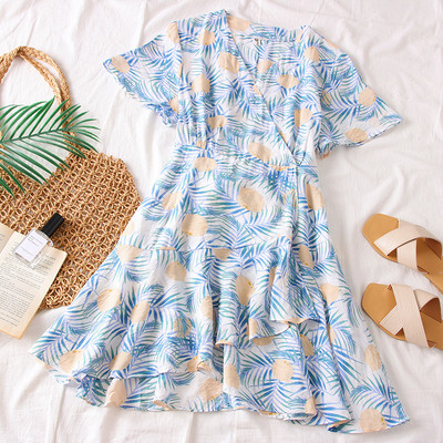 Színes aszimmetrikus női ruha három színben