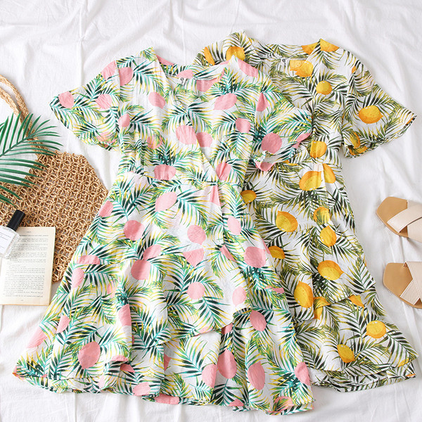 Színes aszimmetrikus női ruha három színben