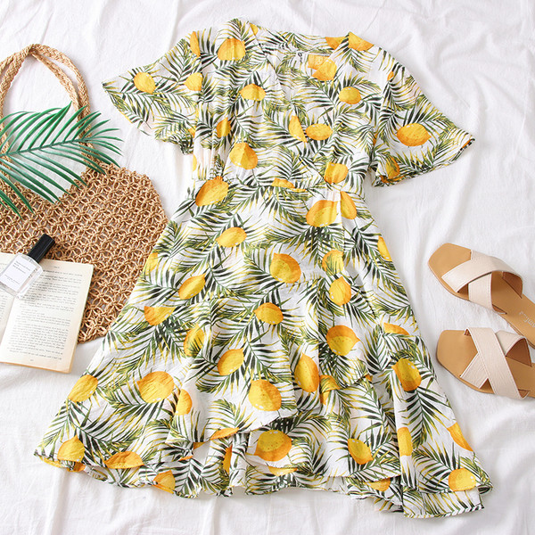 Színes aszimmetrikus női ruha három színben