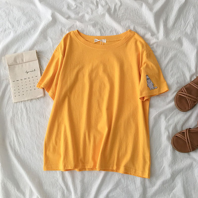 Καθημερινή μπλούζα με εφαρμογή σε διαφορετικά χρώματα