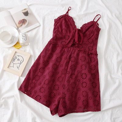 Alkalmi női overál V-nyakkal, öt színben