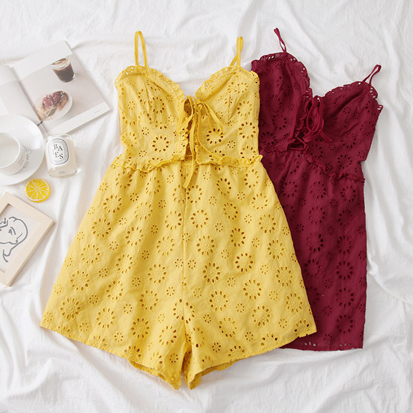 Alkalmi női overál V-nyakkal, öt színben