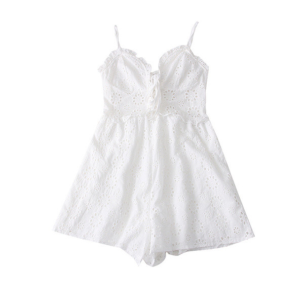 Alkalmi női overál V-nyakkal, öt színben