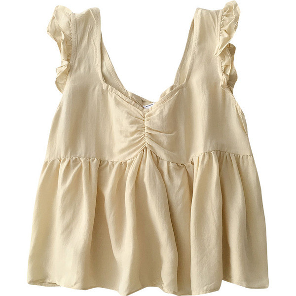 Rövid, hátul megkötős felső négy színben