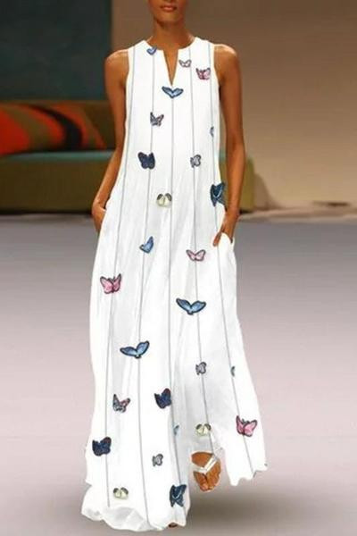 Modern női ruha fehér rátéttel