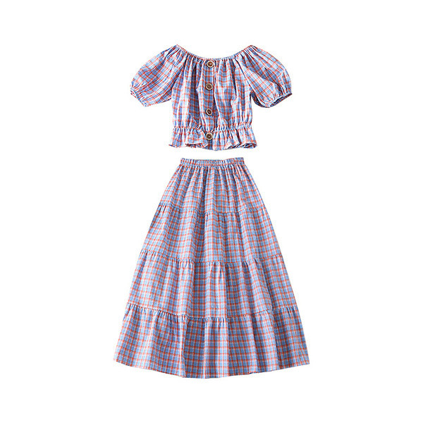 Női kockás szett három színben