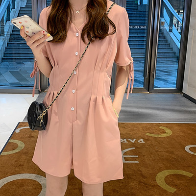 Lezser kombiné rózsaszín és kék színben