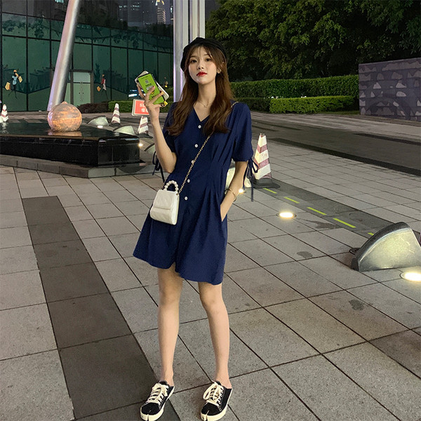 Lezser kombiné rózsaszín és kék színben