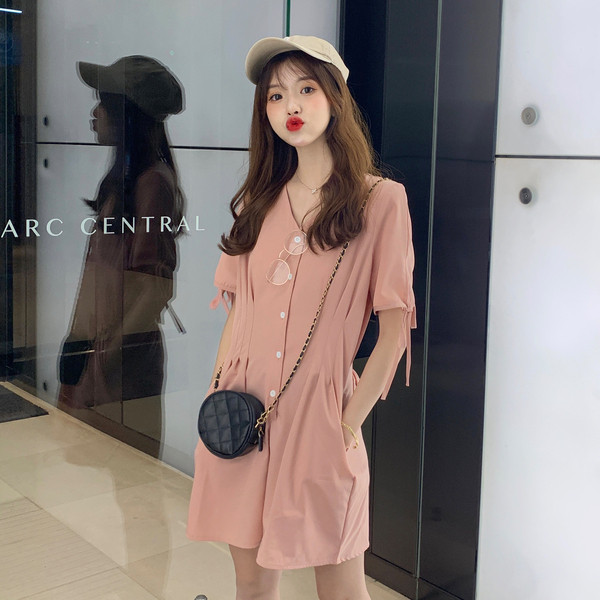 Lezser kombiné rózsaszín és kék színben