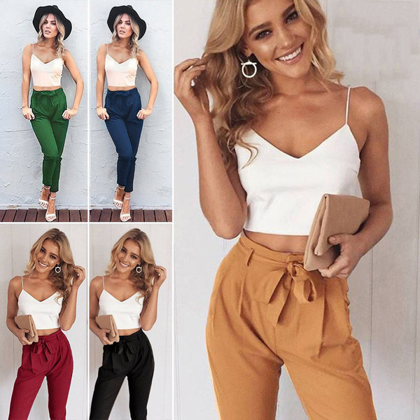 Stílusos női szett két részből álló felsőből és nadrágból több színben