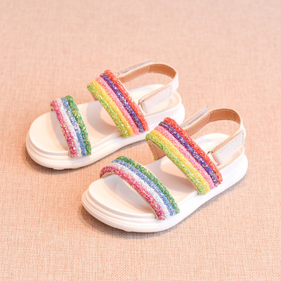 Jelenlegi gyerekszandál lányoknak - két színben