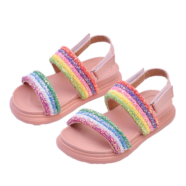 Jelenlegi gyerekszandál lányoknak - két színben