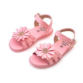 Gyerekszandál lányoknak három színben 3D elemmel