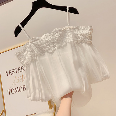 Stílusos női blúz csipkével több színben