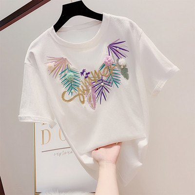 Új modell női póló három színben hímzéssel