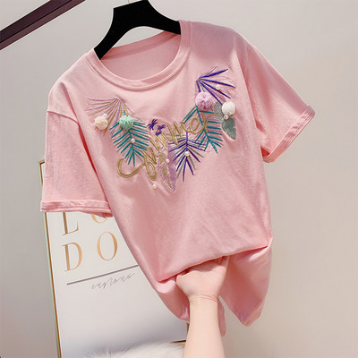 Új modell női póló három színben hímzéssel