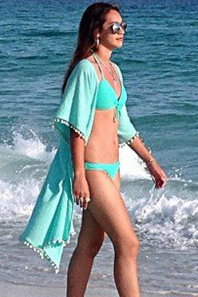 Női pareo bojttal három színben