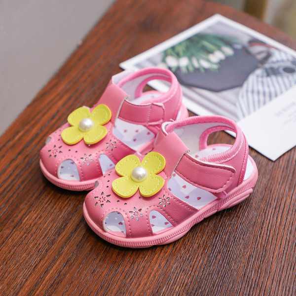 Gyermekszandál két színben 3D elemmel lányoknak